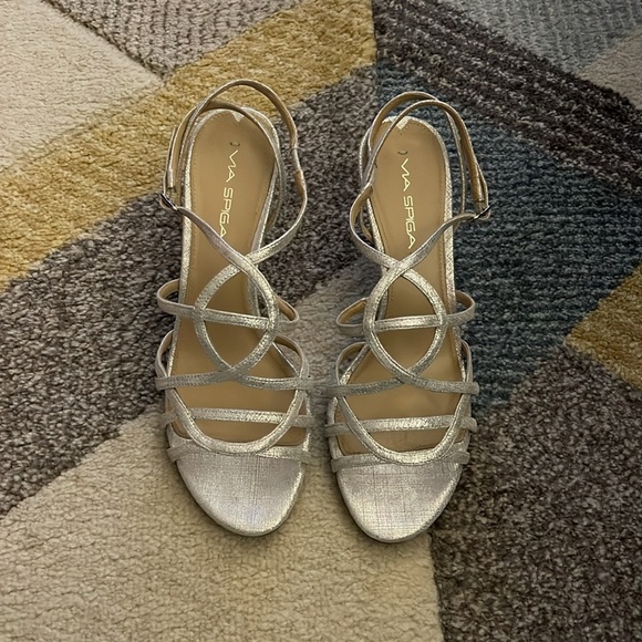 Via Spiga Silver Heel - Picture 2 of 5